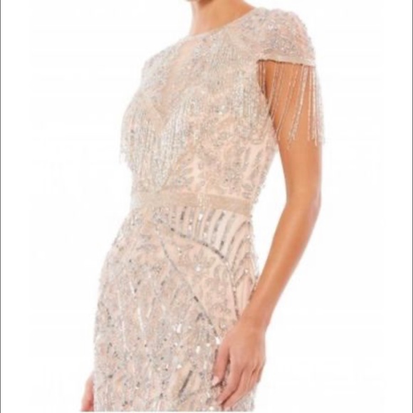 Beaded MacDuggal Size 8 dress - Picture 2 of 10